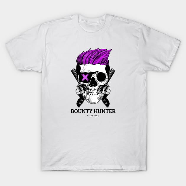 Bounty Hunter Cross Patch T-Shirt by Native Rock